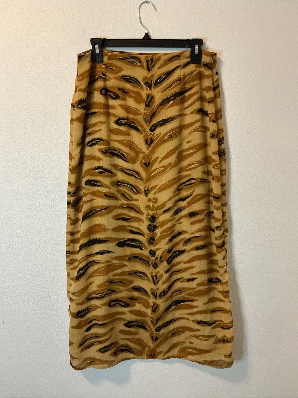 Animal-Print Maxi Skirt